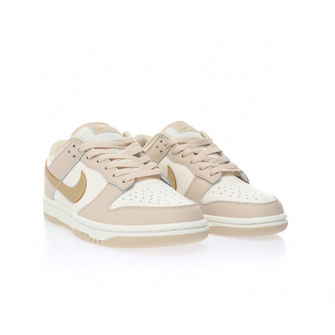 Nike Dunk Low swoosh Gold
