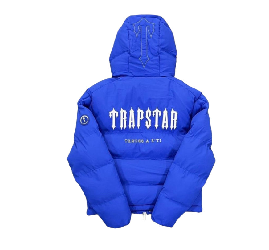 Giubbino Trapstar Dazzling Blue Puffer