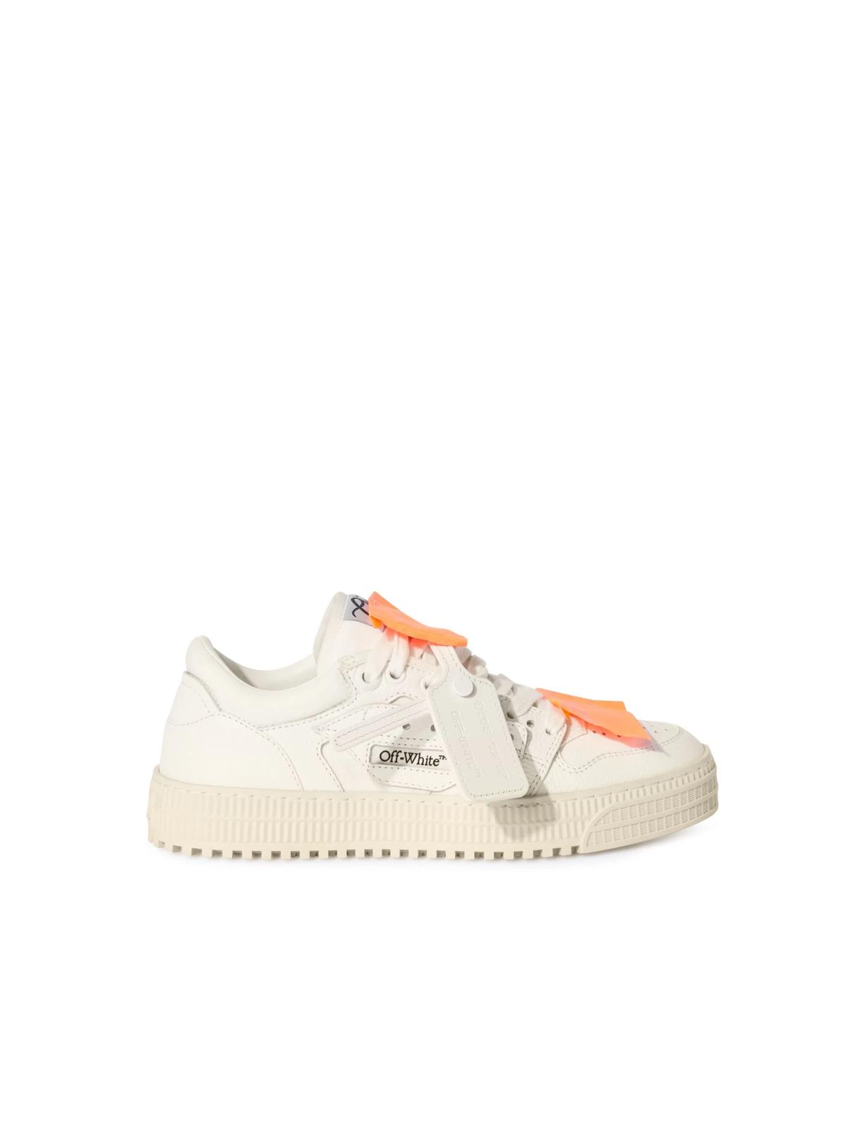 OFF WHIITE - Sneakers off-court in pelle e tela LOW