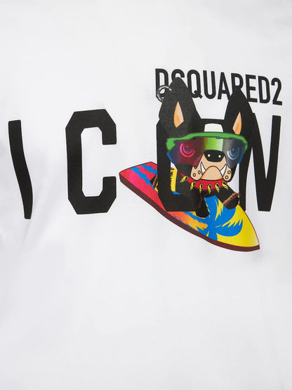 Dsquared 2 T-shirt Ciro Icons in cotone