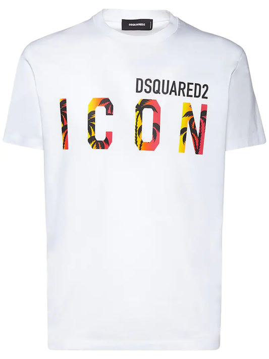 Dsquared 2 T-shirt Icon in jersey di cotone