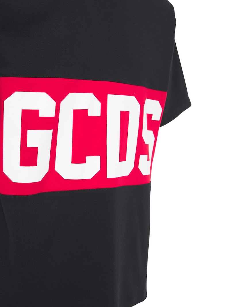 GCDS - UNISEX T-shirt in jersey di cotone con logo