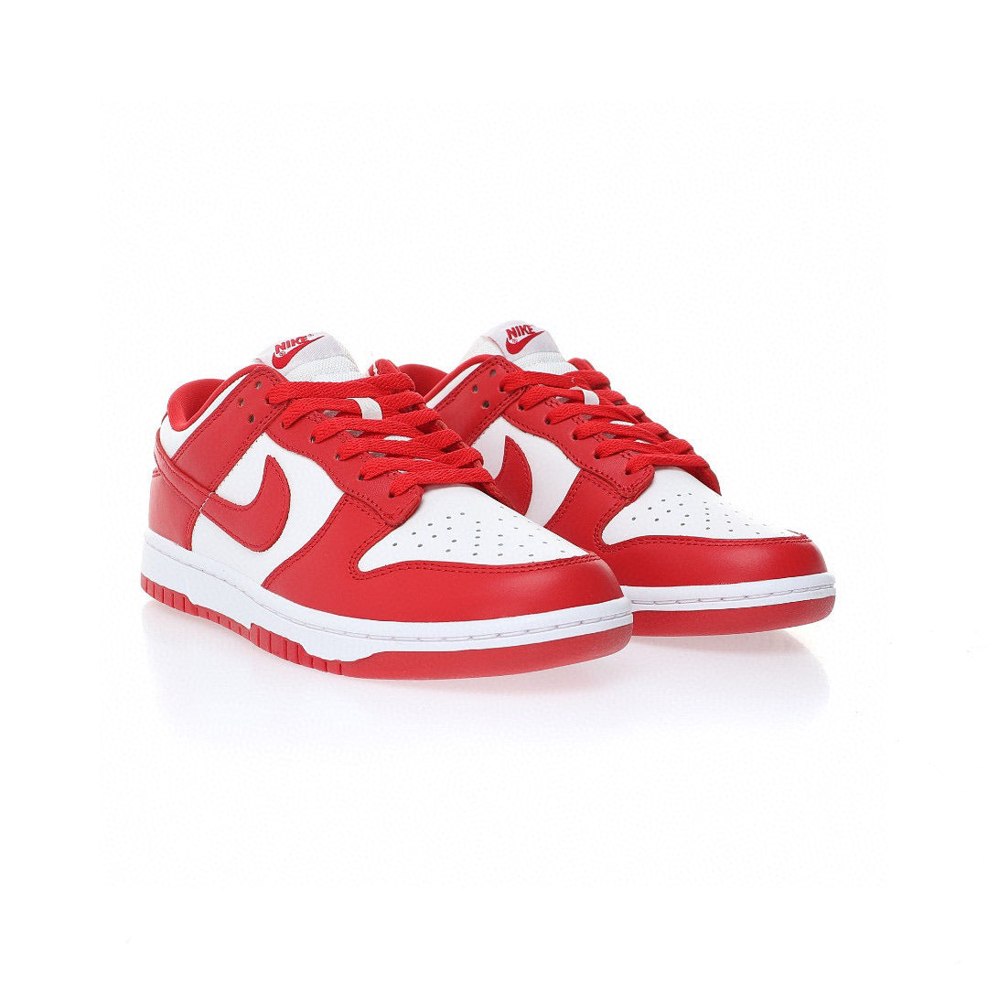 Nike Dunk Low White Gym Red