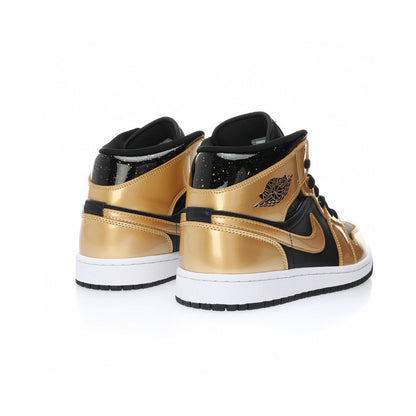 Air Jordan 1 Mid Metallic Gold