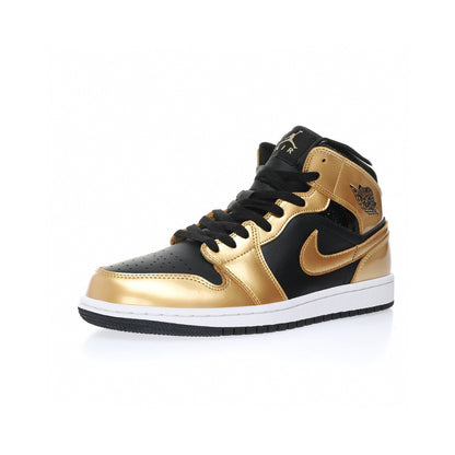 Air Jordan 1 Mid Metallic Gold