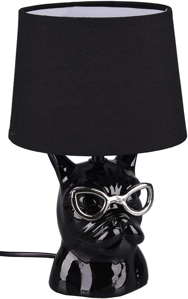PabloCouture Lumière - lampada da tavolo Bulldog Francese