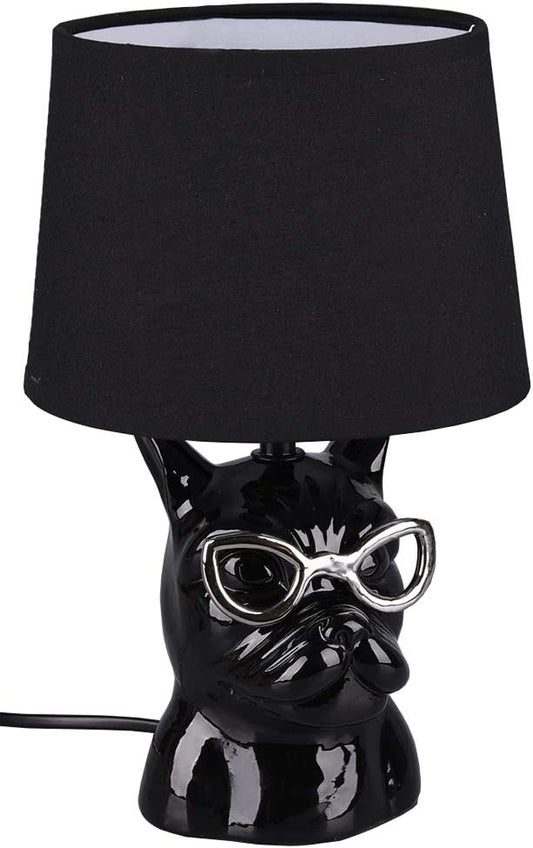 PabloCouture Lumière - lampada da tavolo Bulldog Francese