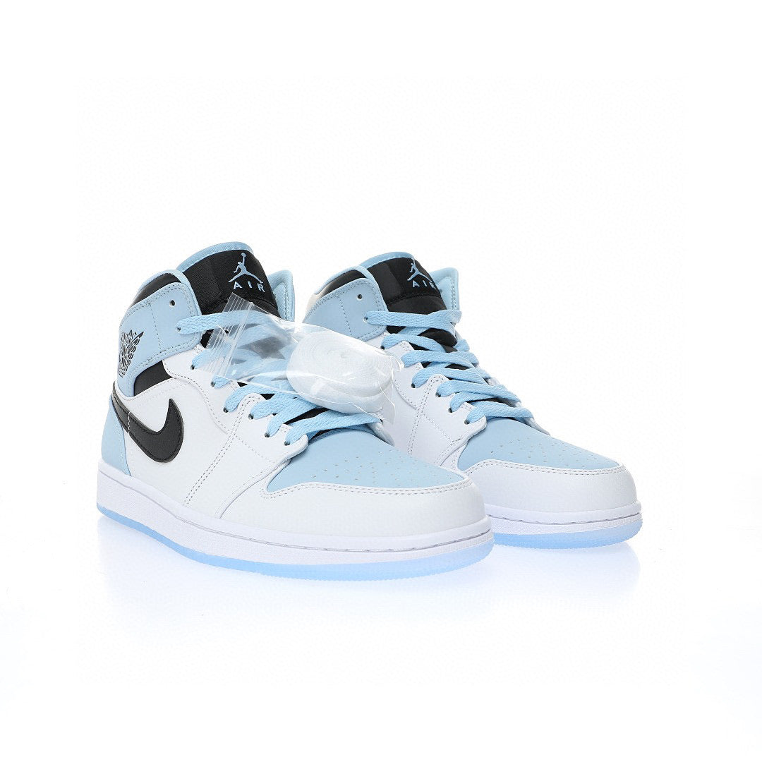 Air Jordan 1 Mid SE Ice Blue Black