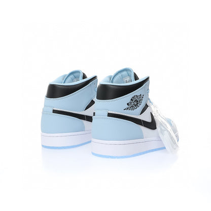 Air Jordan 1 Mid SE Ice Blue Black