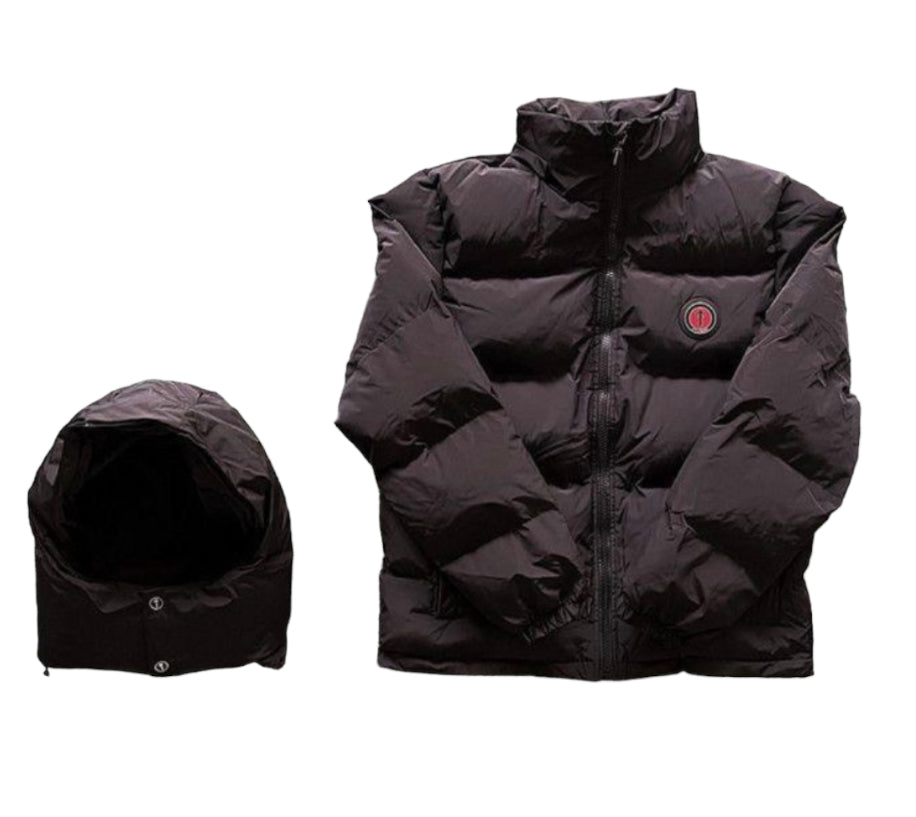 Giubbino Trapstar Black Red Puffer