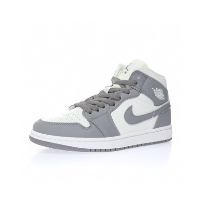 Air Jordan 1 Mid Grey Sail