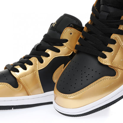 Air Jordan 1 Mid Metallic Gold