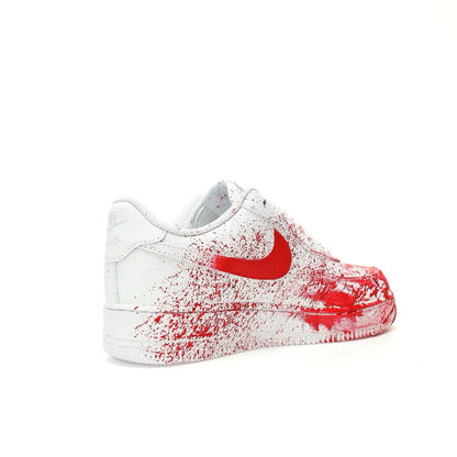 Nike Air force 1 Custom Blood red