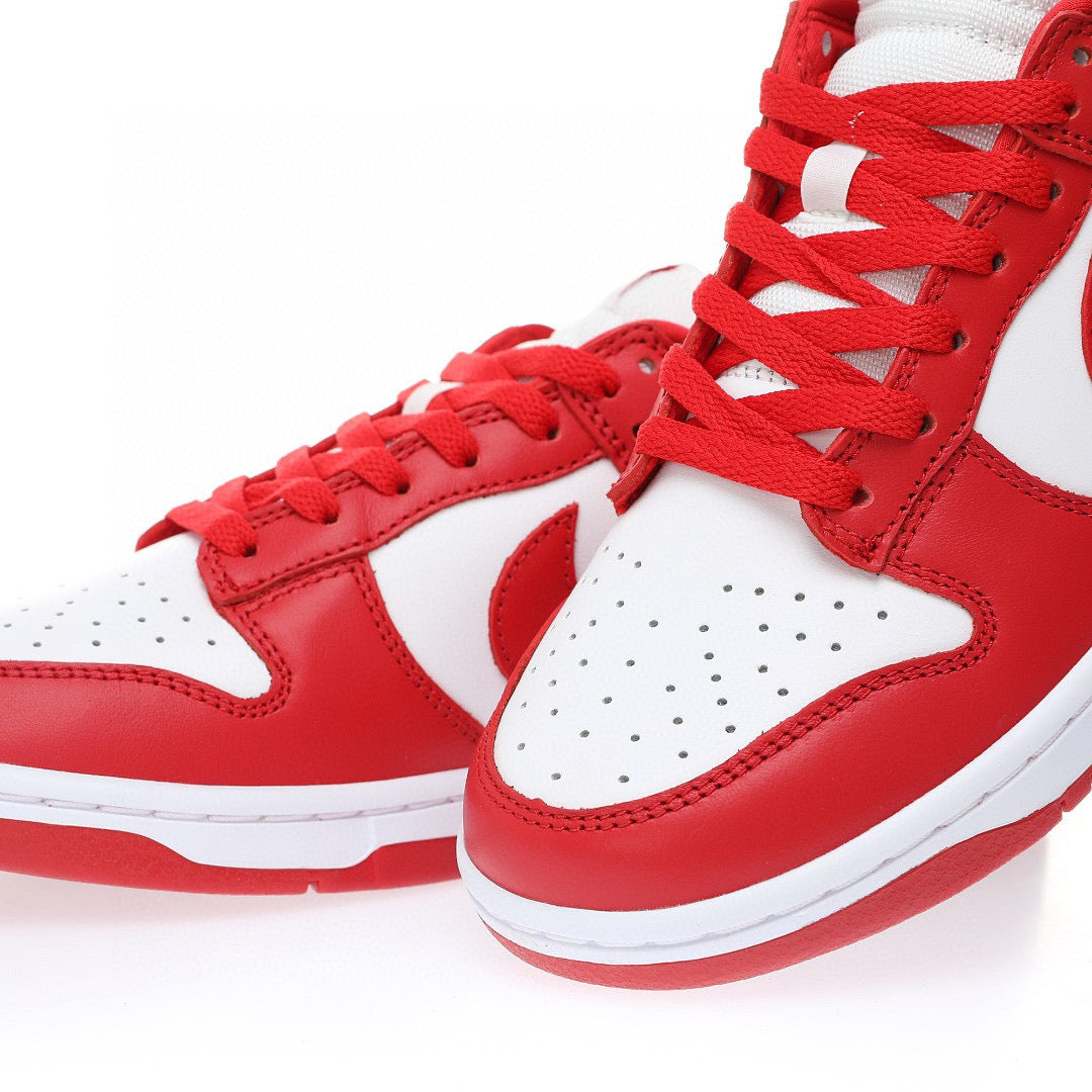 Nike Dunk Low White Gym Red